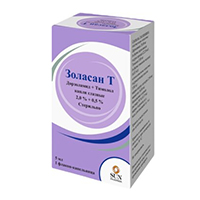 Золасан Т капли глазные 2%+0,5% 5мл фото