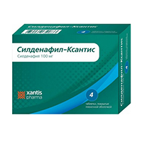 Силденафил-Ксантис таблетки 100мг фото