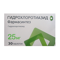 Гидрохлоротиазид Фармасинтез таблетки 25мг фото