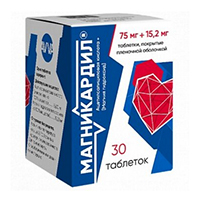 Магникардил таблетки 75мг+15,2мг фото