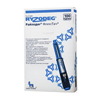 Райзодег раствор для инъекций 100ЕД/мл 3мл ФлексТач фото