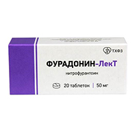 Фурадонин-ЛекТ таблетки 50мг фото
