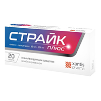 Страйк Плюс таблетки 65мг+500мг фото