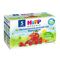 Чай "HiPP" Organic Фруктовый органический детский фильтр-пакеты по 2г фото