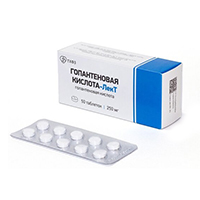 Гопантеновая кислота-ЛекТ таблетки 250мг фото