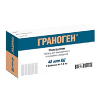 Граноген раствор для инъекций 300мкг/мл (30 млн.МЕ/мл) 1,6мл фото