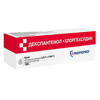 Декспантенол+Хлоргексидин крем 5,25%+0,802% 100г фото