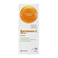 Витамин С 900 шипучий порошок &quot;Vitateka&quot; порошок по 5г фото