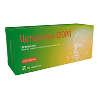Цетиризин-Форп таблетки 10мг фото