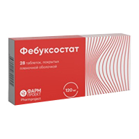 Фебуксостат таблетки 120мг фото