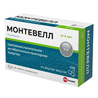Монтевелл таблетки жевательные 5мг фото