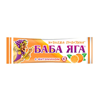 Конфеты жевательные "Баба Яга" со вкусом апельсина 11г фото