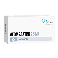 Агомелатин таблетки 25мг фото