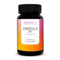 ZdravoLek "Омега-3 35% с витамином E" капсулы 700мг фото