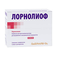 Лорнолиоф лиофилизат для инъекций 8мг фото