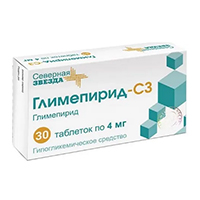 Глимепирид-СЗ таблетки 4мг фото