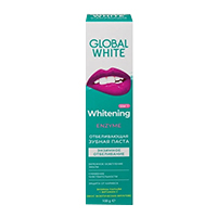 Зубная паста "Global White" Энзимное отбеливание 100г фото