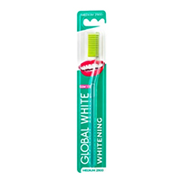 Зубная щетка "Global White" средняя Medium 2900 фото