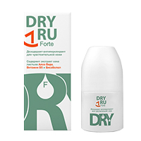 Дезодорант-антиперспирант "DryRu Forte" (ДрайРу Форте) для чувствительной кожи ролик 50мл фото