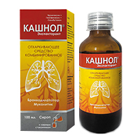 Кашнол Экспекторант сироп 100мл фото