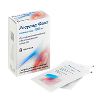 Ресулид Фаст гранулы 100мг/2г фото