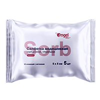 Салфетка "Angel" сорбционная нетканая 5х5см фото