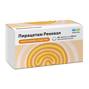 Пирацетам Реневал таблетки 200мг фото