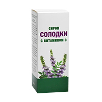 Сироп солодки с витамином С 100мл фото