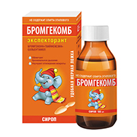 Бромгекомб Экспекторант сироп 2мг+50мг+1мг/5мл 100мл фото