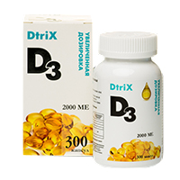 Витамин Д3 2000МЕ &quot;DtriX&quot; капсулы по 450мг фото