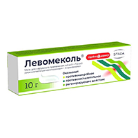 Левомеколь мазь 40мг/г+7,5мг/г 10г фото