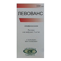 Левованс раствор для инъекций 5мг/мл 100мл фото