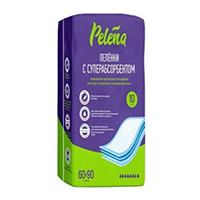 Пеленки "Pelena" впитывающие с суперабсорбентом 60х90см фото