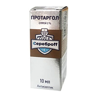 Протаргол 2% &quot;Фармновация&quot; &quot;Сереброff&quot; спрей 10мл фото