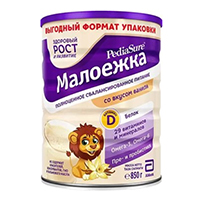 ПедиаШур Малоежка сухая смесь со вкусом ванили 850г фото