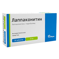 Лаппаконитин таблетки 25мг фото