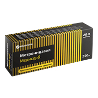Метронидазол Медисорб таблетки 250мг фото
