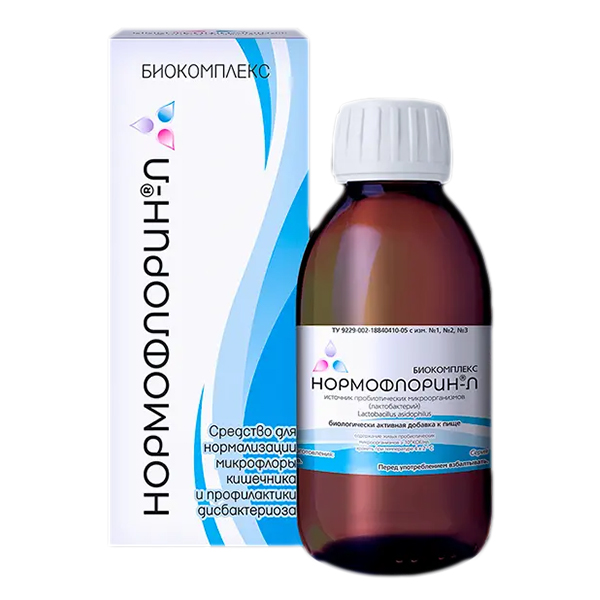 Нормофлорин-Л Биокомплекс жидкость 250мл фото