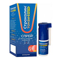 Строколин Тонзи Форте спрей 0,510мг/доза 15мл (88 доз) фото