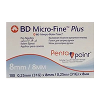 Иглы BD Micro-Fine Plus PentaPoint для шприц-ручки 31G (0,25х8мм) фото