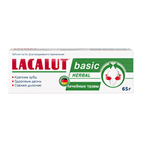 Зубная паста "Lacalut Basic Herbal" 65г фото