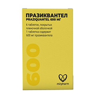 Празиквантел таблетки 600мг фото