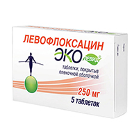 Левофлоксацин Эколевид таблетки 250мг фото