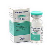 Ванкомицин Эльфа порошок для приготовления инъекционного раствора 500мг фото