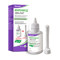 Мирамед Эвалар раствор 0,01% 50мл (с насадкой вагинальной) фото