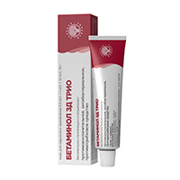 Бетаминол ЗД Трио мазь 0,5мг/г+1мг/г+10мг/г 15г фото