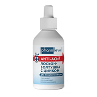 PharmLevel Anti-acne лосьон болтушка с цинком Чистая кожа 100мл фото