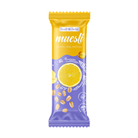 FoodForte батончик мюсли Лимон, мед и имбирь 50г фото