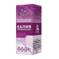 Калия перманганат средство дезинфицирующее порошок 15г фото