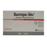 Валтеро-Эйч таблетки 80мг+12,5мг фото